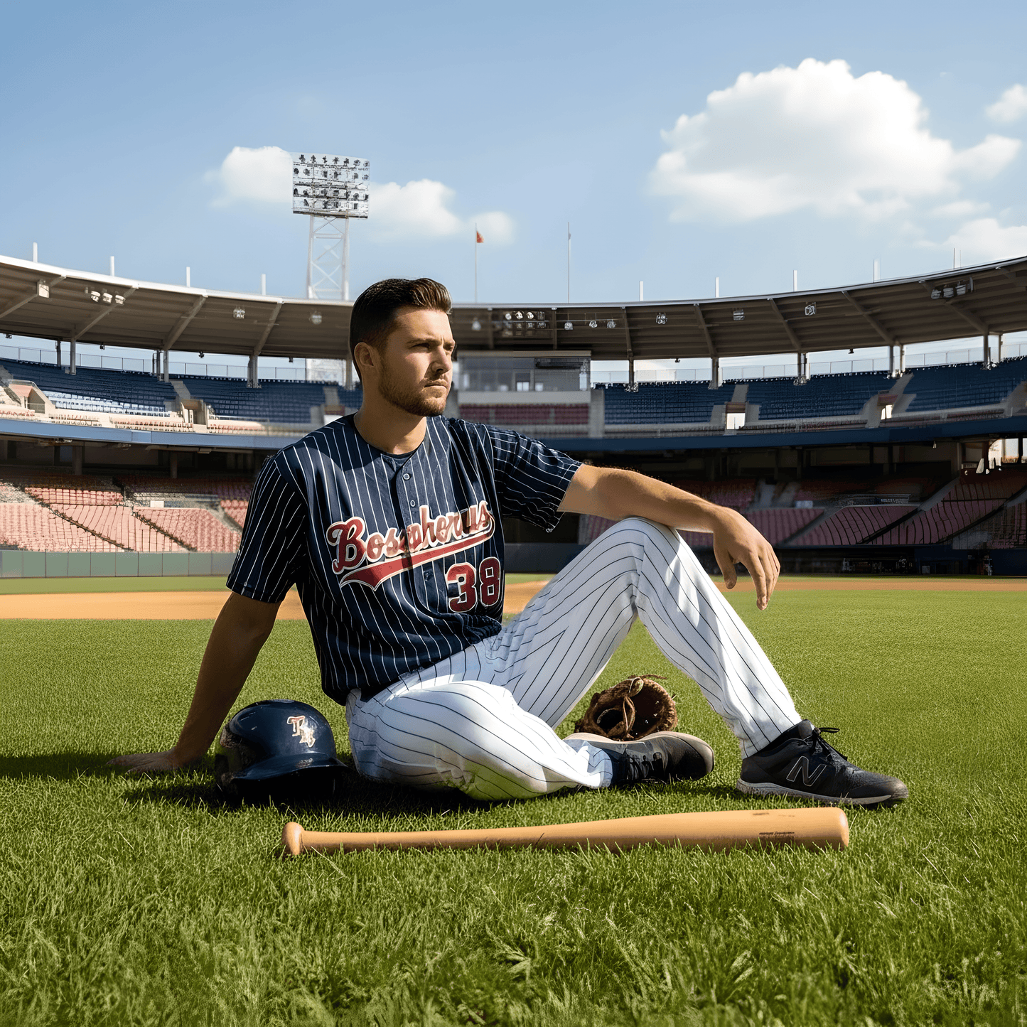 Düz Cilalı Koleksiyonluk El Yapımı Beyzbol Sopası